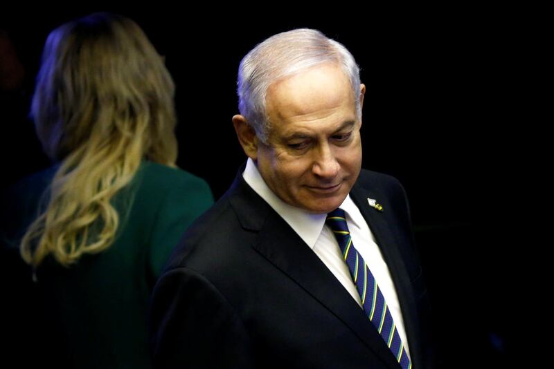 Israeli Prime Minister Benjamin Netanyahu attends Brazil's new President Jair Bolsonaro swearing-in ceremony at Brazil's National Congress, in Brasilia, Brazil January 1, 2019. REUTERS/Adriano Machado