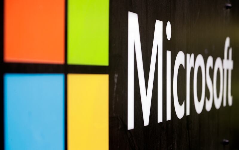 Microsoft led a decline among internet and technology stocks. AP