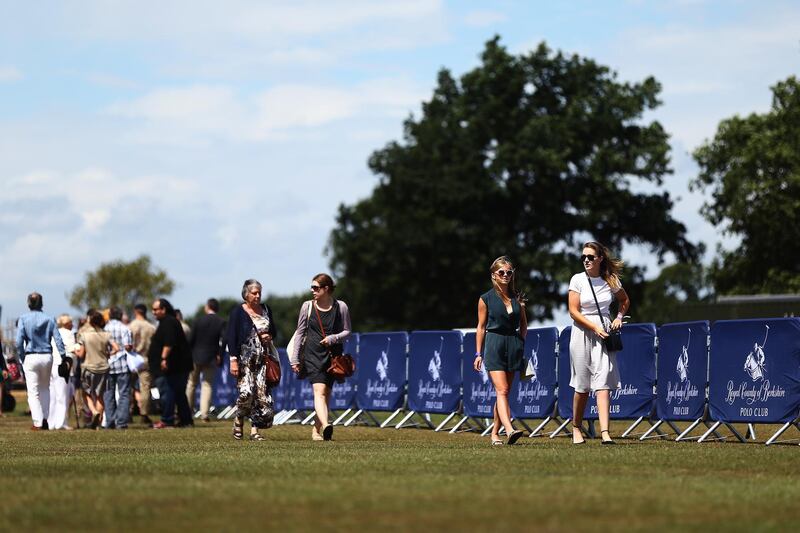 Spectators arrive ahead of the start of the Westchester Cup. Jordan Mansfield / Getty Images)