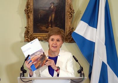Scottish First Minister Nicola Sturgeon wants to hold a second independence referendum in 2023. PA 