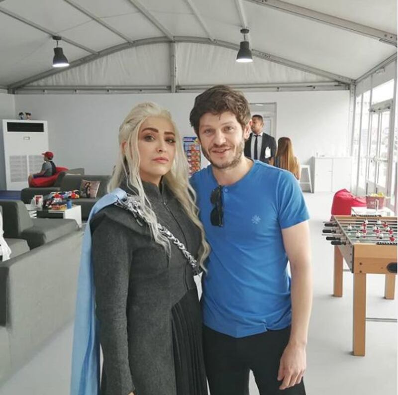 Sumi Cosplay as 'Game of Thrones' character Daenerys Targaryen with Iwan Rheon, who played Ramsay Bolton on the show. Instagram / Sumi Cosplay