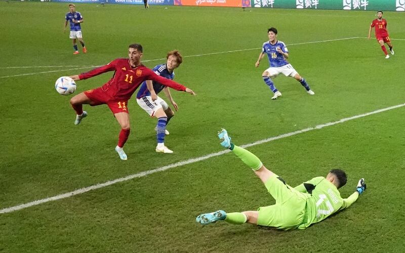 Ferran Torres 5 - On for Morata after 56. Combined well with Olmo with a one-two but Spain couldn’t get an equaliser to top the group.
Getty