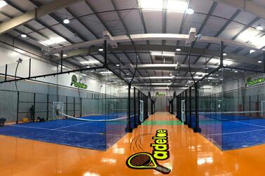 Padelae has opened its doors in Dubai's Al Quoz. Courtesy Padelae