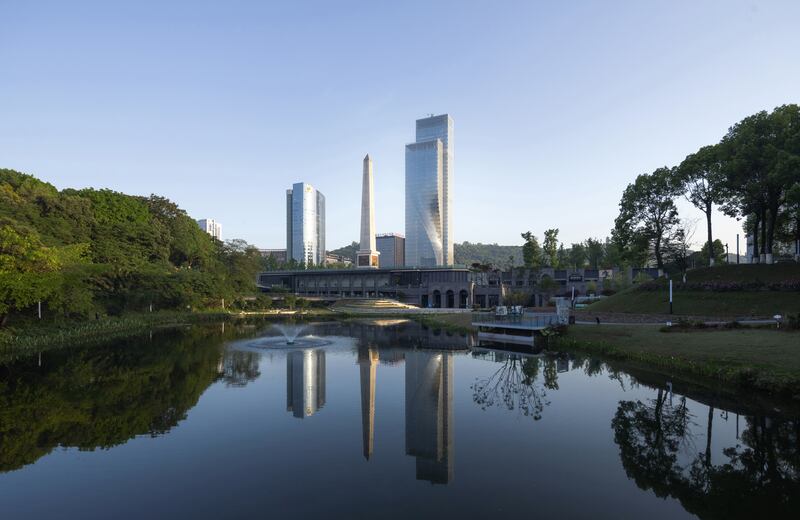 'As an open public space, the tower has all the credits to be a city icon, especially the significant twisting of the facade is remarkable,' said Ken Wai, the global design principal at Aedas.