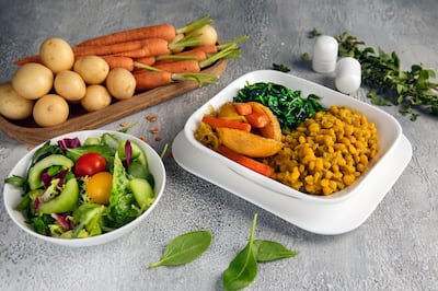 Misir wat will be one of several plant-based dishes being served on Emirates as the Dubai airline celebrates Veganuary. Courtesy Emirates 