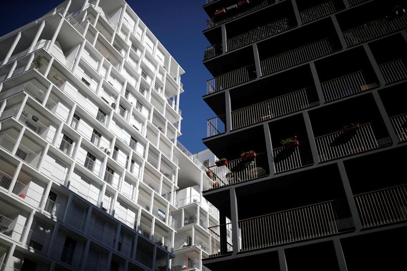 Residential block buildings are pictured in Paris, France, September 24, 2018. REUTERS/Benoit Tessier