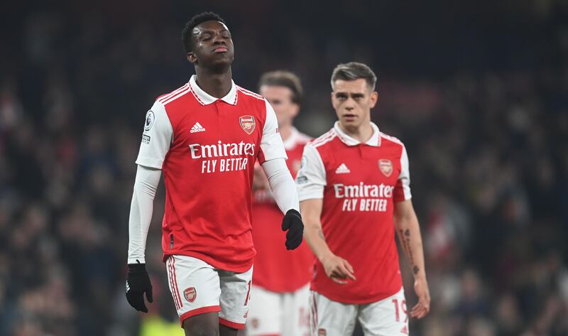 Eddie Nketiah (Zinchenko, 72) - N/A. Inadvertently blocked Saka’s effort in the 78th minute. Worked hard but didn't really have a chance to make a difference. EPA 