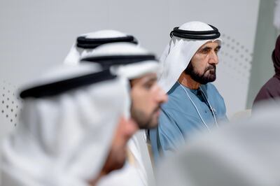Sheikh Mohammed said today's meeting focused on enhancing the country's developmental momentum, reinforcing and solidifying it, and reaching new levels of growth. Dubai Media Office