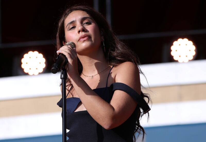 Singer Alessia Cara performs onstage at the Global Citizen Live concert at Central Park. Reuters