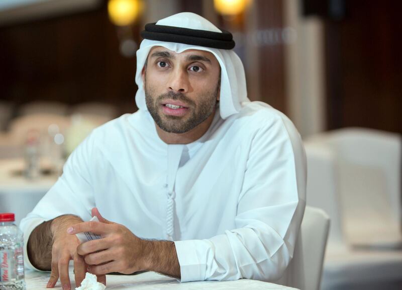 Dubai, United Arab Emirates- Mohamad Al Khamis at the UAE Pass, yoiur Secure Digital Identity event at Emirates Towers, Godolphin ballroom. Ruel Pableo for the National for Nada El Sawy's story