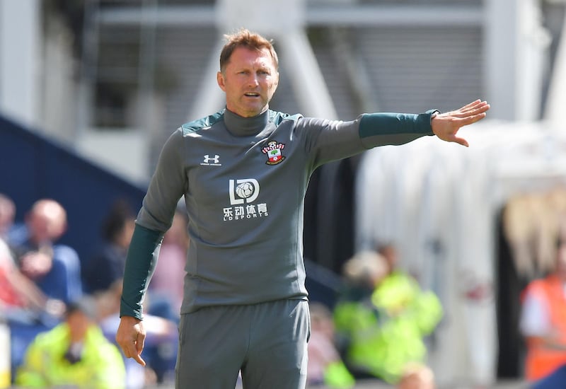 Southampton manager Ralph Hasenhuttl during the pre-season friendly match at Deepdale, Preston. PRESS ASSOCIATION Photo. Picture date: Saturday July 20, 2019. See PA story SOCCER Preston. Photo credit should read: Dave Howarth/PA Wire. RESTRICTIONS: EDITORIAL USE ONLY No use with unauthorised audio, video, data, fixture lists, club/league logos or "live" services. Online in-match use limited to 120 images, no video emulation. No use in betting, games or single club/league/player publications