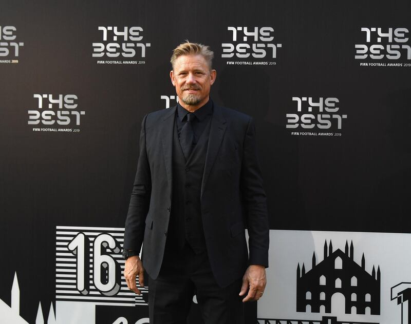 Peter Schmeichel attends The Best FIFA Football Awards 2019. Getty Images