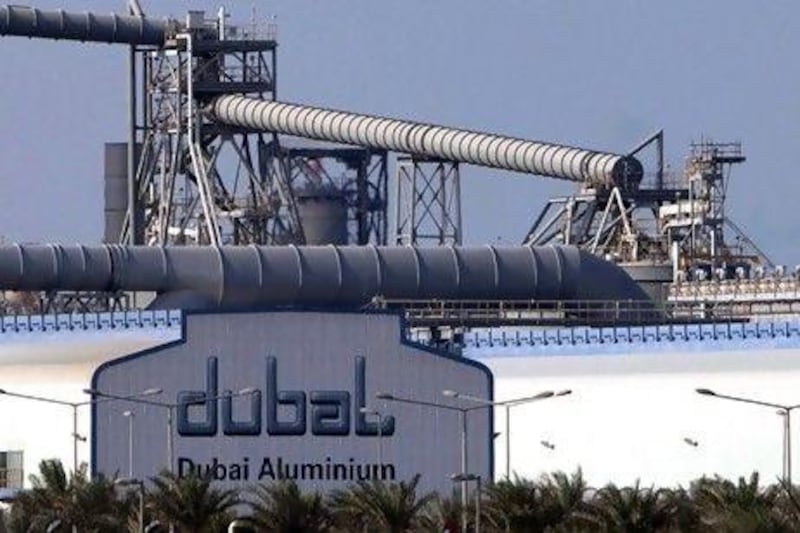 The Dubal plant in Jebel Ali.