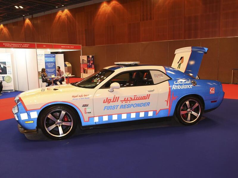 Dubai Ambulance Corporation aims to reduce emergency response times by adding rescue vehicles to its fleet that can achieve a speed of 300kph. Courtesy Aletihad