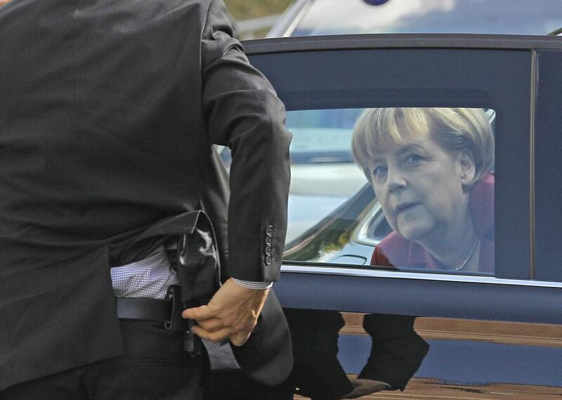 German chancellor Angela Merkel has complained to US President Barack Obama that US intelligence may have monitored her mobile phone. Yves Logghe / AP



