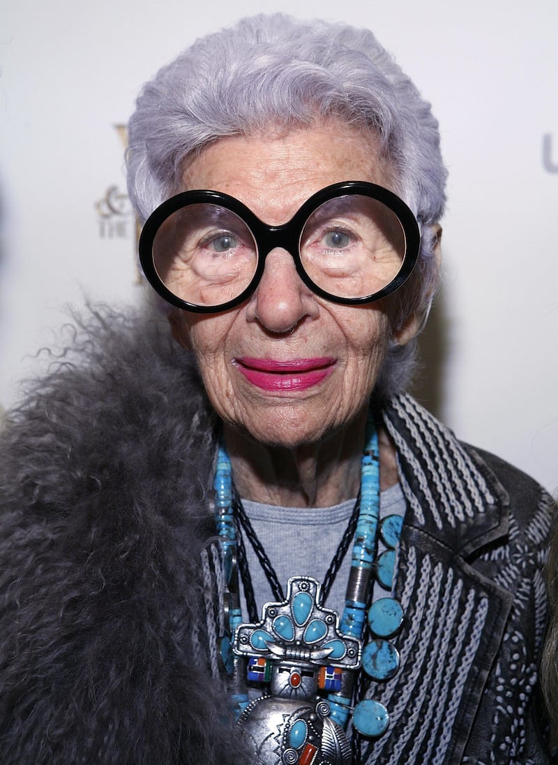 NEW YORK, NY - MAY 22:  Iris Apfel  attends the "Snow White & The Huntsman" cocktail reception at the Tribeca Grand Hotel on May 22, 2012 in New York City.  (Photo by John Lamparski/WireImage)