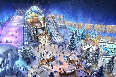 A rendering of Snow Abu Dhabi in Reem Mall
