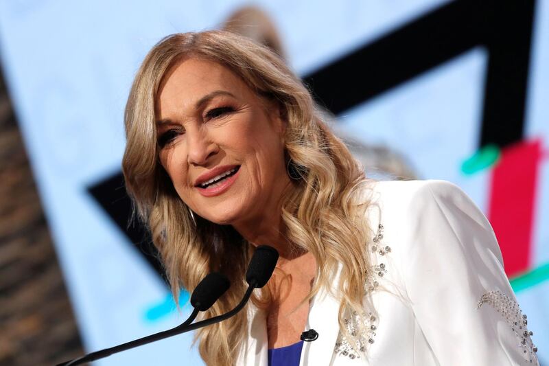 The Recording Academy CEO Deborah Dugan announces nominations for the 2020 Grammy Awards at a news conference in Manhattan, New York, U.S. November 20, 2019. REUTERS/Mike Segar