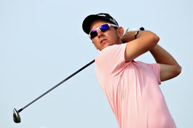 Australian Lucas Herbert shares the lead at the Omega Dubai Desert Classic after two rounds. Getty