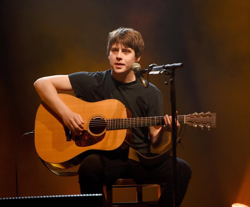 BERKELEY, CA - MARCH 28:  Musician Jake Bugg performs during his solo acoustic tour at UC Theatre on March 28, 2018 in Berkeley, California.  (Photo by C Flanigan/Getty Images)