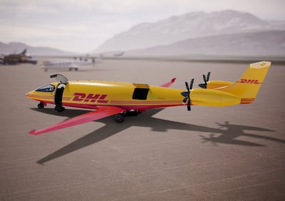 DHL has ordered 12 of Eviation's all-electric Alice aircraft for its cargo fleet. Courtesy: DHL