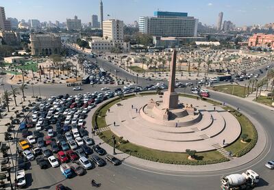 Tahrir Square in Cairo. Egypt has reached out to France and India to help it secure wheat supplies. EPA