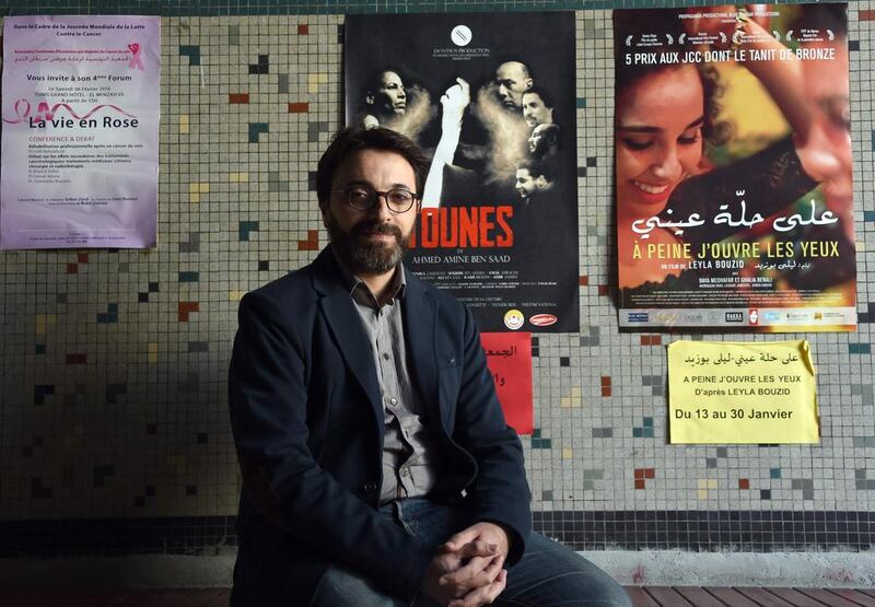 Tunisian director Mohamed Ben Attia worked as a sales man before he started making films. AFP