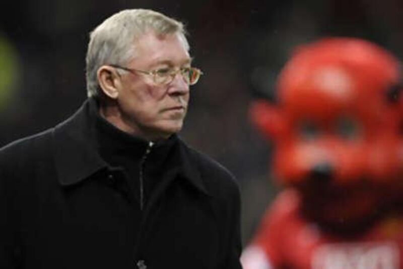 The Manchester United manager Alex Ferguson was unhappy with his team's performance despite their 4-3 win.