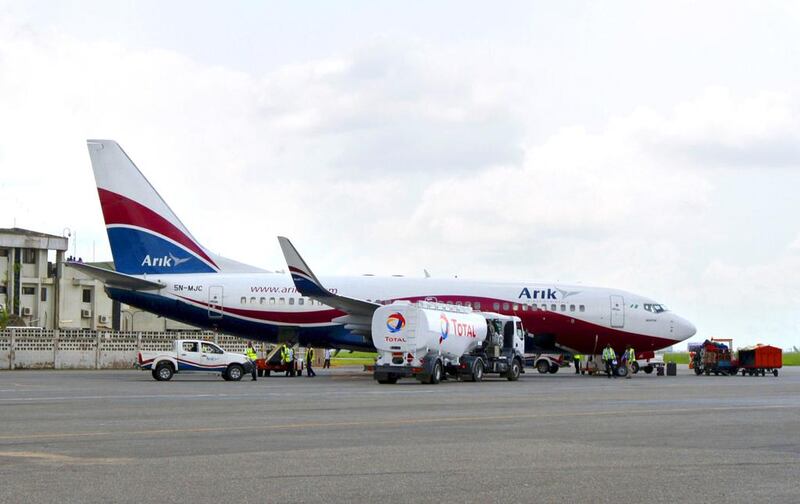 Arik Air covers domestic routes in Nigeria, along with several countries in western Africa and Johannesburg in South Africa, from its hubs in Lagos and Abuja. Akintunde Akinleye / Reuters