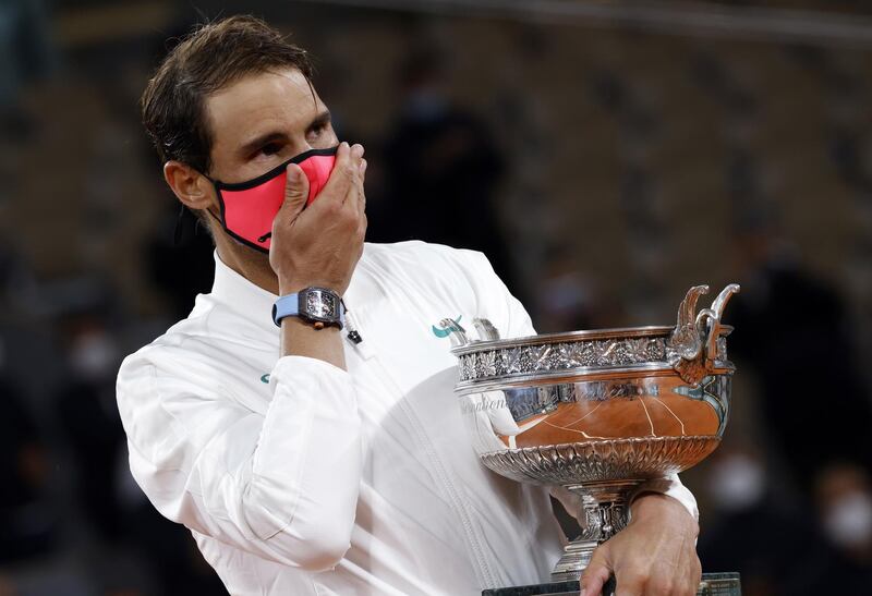 Rafael Nadal won the French Open title after a straight sets win over Novak Djokovic. EPA