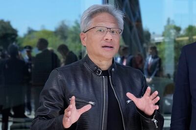 Jensen Huang, chief executive and founder of Nvidia. AP