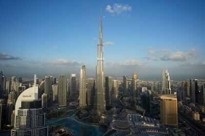 Scaling Dubai's world-renowned Burj Khalifa is a tall task. Photo: AP


