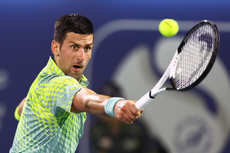 Novak Djokovic was last in action at the start of March when he reached the Dubai Duty Free Tennis Championships semi-finals. Getty