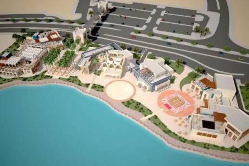 How the development will look. "It's to make it an attraction for the locals," says RAK's director of tourism, Khalid Motik. Courtesy RAK Tourist Authority