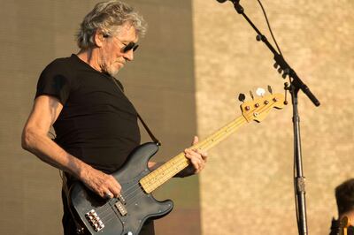 Roger Waters performing in London. The Pink Floyd bassist worked with Palestinian band Le Trio Joubran on their new album. Courtesy William Parry 