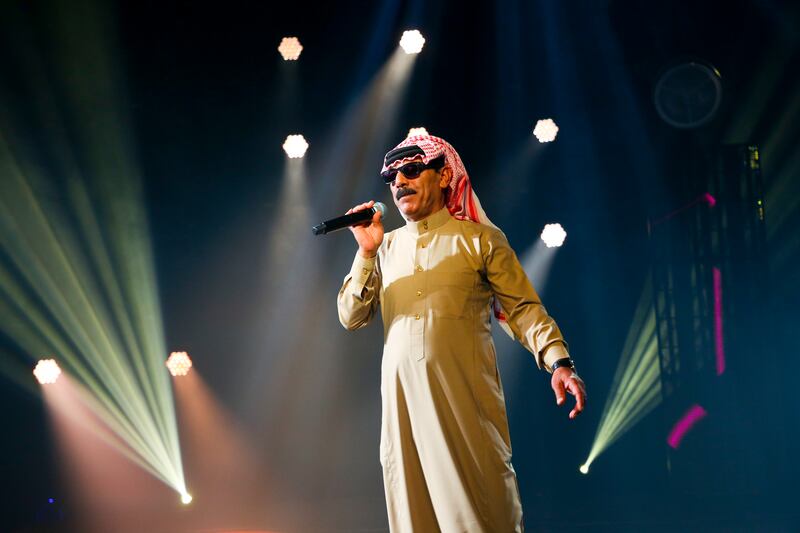 Souleyman performing at the the EtnoKrakow / Crossroads festival in Krakow, Poland, in July 2018. Getty Images