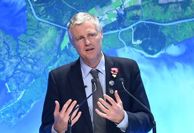 Zac Goldsmith speaking at the Climate Action is Ocean Action event at Cop26 in Glasgow. Photo: UK Government