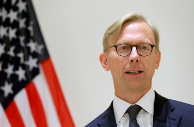 Brian Hook, U.S. Special Representative for Iran, speaks at a news conference in London, Britain June 28, 2019. REUTERS/Simon Dawson