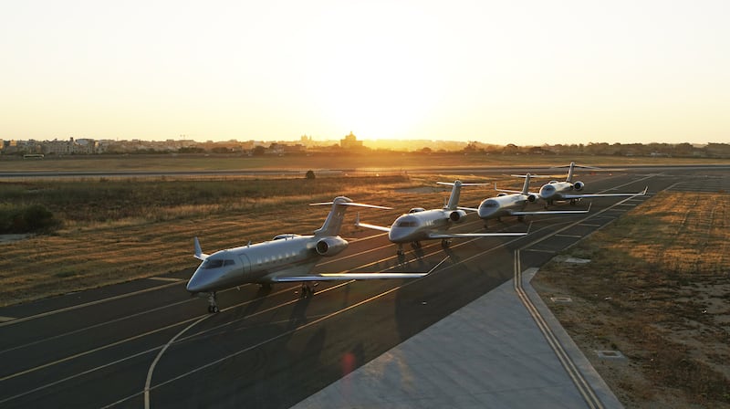 The VistaJet fleet consists of 360 aircrafts. Photo: VistaJet