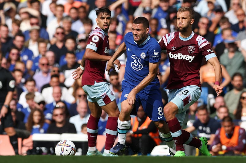 Mateo Kovacic 6 - Comfortable in possession but couldn't do much against West Ham’s stubborn defensive back line. 

AFP