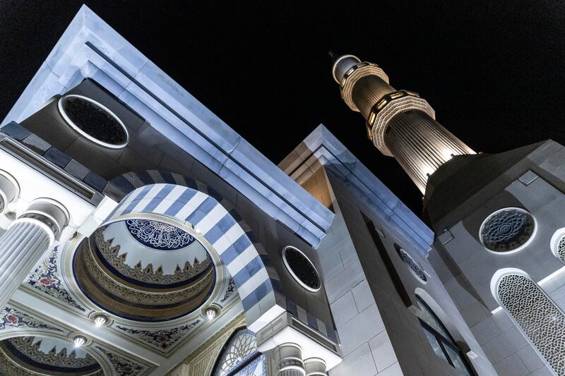 The Al Farooq Omar bin Al Khattab Mosque in Dubai.
Antonie Robertson / The National