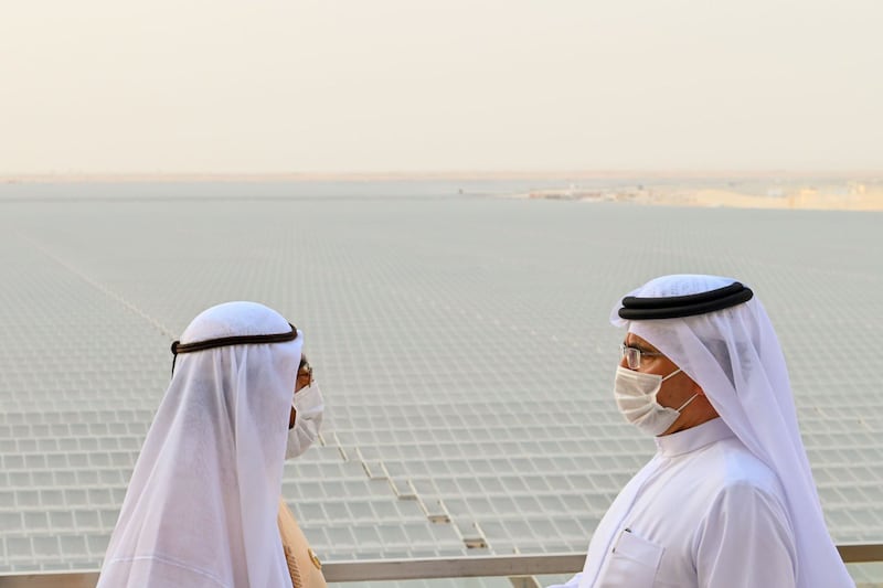 "Our goal is 75 per cent before 2050 and we are proceeding according to our plan successfully,” Sheikh Mohammed said.