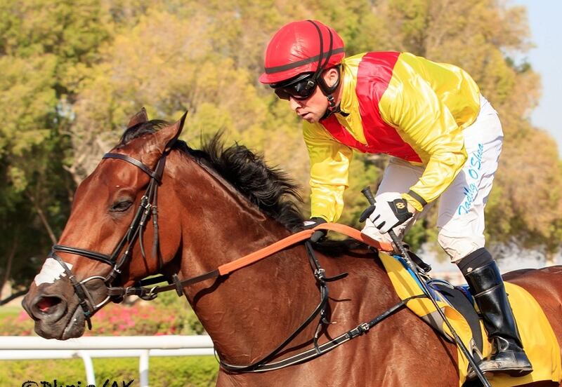 Tadhg O’Shea has been riding for more than 20 years in the UAE but this year will be hist first outing at the Dubai World Cup. Photo - DHRIC