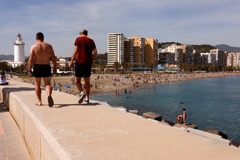 Home Office minister Kevin Foster said anyone heading overseas this summer - such as to Malaga in Spain - should submit passport applications as soon as possible. Reuters