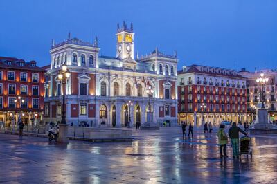 Plaza Mayor (Main Square) with the Town Hall in Valladolid. Getty Images