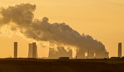 The three parties agreed to get behind the Green aspiration to bring forward Germany's coal exit to 2030. AP