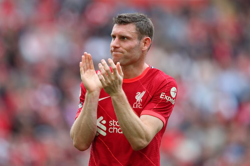 SUBS: James Milner - 6 The 36-year-old came on for Thiago after the break. He was calm on the ball and quick to tackle but never stamped his authority on the game. 
Getty