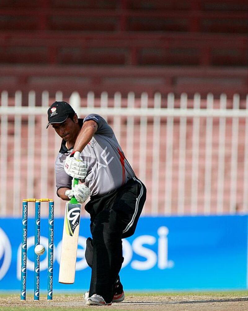 Saqib Ali will become the first UAE cricketer to feature in the Bangladesh Premier League when he turns out for Mohammedan in the 50-over-a-side tournament. Satish Kumar / The National 