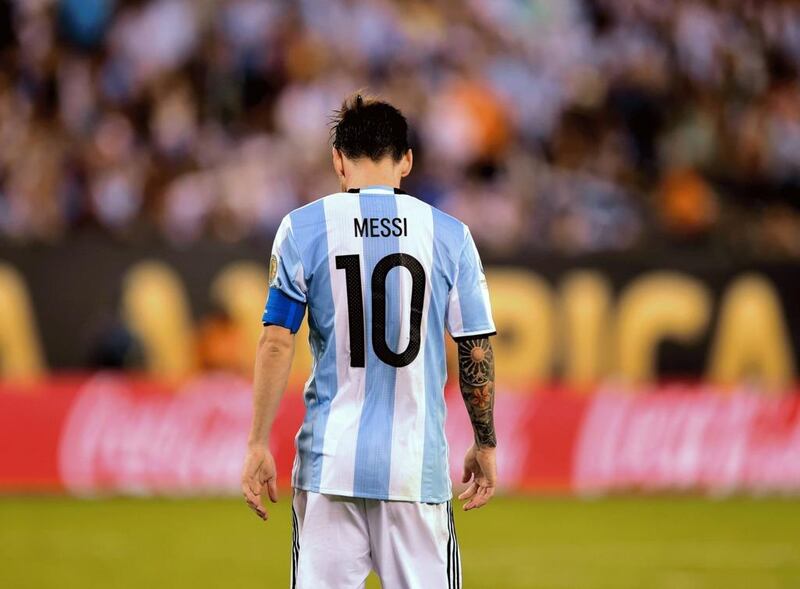 Argentina captain Lionel Messi has decided to give up his international career after a string of defeats in major tournament finals. Alfredo Estrella / AFP