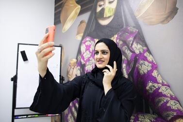 Hanan Al Fardan at Al Ramsa Institute, Dubai, September 23, 2020. Suhail Rather / The National